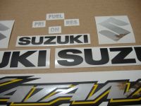 Suzuki GSX-F 750 Katana 2005 - Blue US Version - Decalset