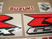 Suzuki GSX-R 600 2017 - Black Version - Decalset