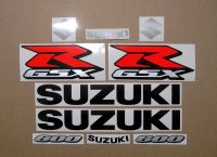 Suzuki GSX-R 600 2018 - Titanium grey Version - Decalset
