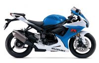 Suzuki GSX-R 750 2014 - Weiß/Blaue Version - Dekorset