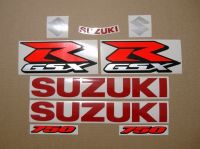 Suzuki GSX-R 750 2017 - White Version - Decalset