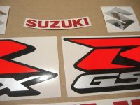 Suzuki GSX-R 750 2017 - Weiße Version - Dekorset