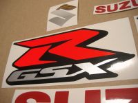 Suzuki GSX-R 750 2017 - White Version - Decalset