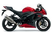 Suzuki GSX-R 1000 2015 - Rot/Schwarze Version - Dekorset