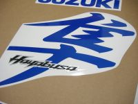 Suzuki Hayabusa 2008-2015 - Reflective Blue - Custom-Decalset