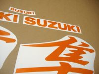 Suzuki Hayabusa 2008-2015 - Reflective Orange - Custom-Decalset