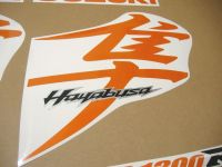 Suzuki Hayabusa 2008-2015 - Reflektierend Orange - Custom-Dekorset