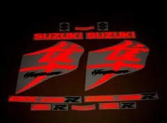 Suzuki Hayabusa 2008-2015 - Reflektierend Rot - Custom-Dekorset