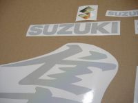 Suzuki Hayabusa 2008-2015 - Reflective White - Custom-Decalset