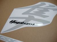 Suzuki Hayabusa 2008-2015 - Reflective White - Custom-Decalset
