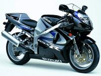 Suzuki GSX-R 750 2000 - Schwarz/Silber Version - Dekorset