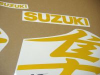 Suzuki Hayabusa 2008-2015 - Reflective Yellow - Custom-Decalset