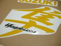 Suzuki Hayabusa 2008-2015 - Reflective Yellow - Custom-Decalset