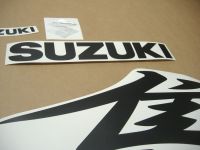 Suzuki Hayabusa 2008-2019 - Matte black - Custom-Decalset
