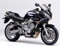 Yamaha FZ6 Fazer 2004 - Schwarze Version - Dekorset