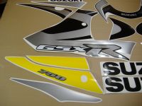 Suzuki GSX-R 750 2000 - Yellow/Black Version - Decalset