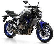 Yamaha MT-07 2016 - Silber/Blaue Version - Dekorset