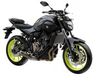 Yamaha MT-07 2017 - Grey/Neon Yellow Version - Decalset