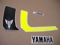 Yamaha MT-07 2017 - Grey/Neon Yellow Version - Decalset