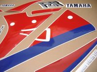 Yamaha FZR 1000 1990 - Weiß/Rot/Blau Version - Dekorset