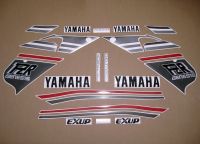 Yamaha FZR 1000 1989 - Silber/Grau Version - Dekorset