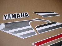 Yamaha FZR 1000 1989 - Silber/Grau Version - Dekorset