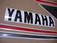 Yamaha FZR 1000 1989 - Silber/Grau Version - Dekorset