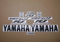 Yamaha YZF-R1 2002-2003 - Mattschwarze - Custom-Dekorset