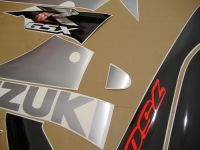 Suzuki GSX-R 750 2001 - Red/Silver/Black Version - Decalset