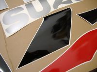 Suzuki GSX-R 750 2001 - Red/Silver/Black Version - Decalset