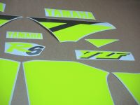 Yamaha YZF-R6 1999-2002 - Neon-Yellow - Custom-Decalset