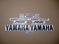 Yamaha YZF-R6 2003-2009 - Mattschwarze - Custom-Dekorset