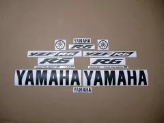 Yamaha YZF-R6 2003-2009 - Matte-Black - Custom-Decalset