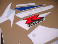 Suzuki GSX-R 600 2001 - White/Blue Version - Decalset