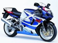 Suzuki GSX-R 750 2000 - Weiß/Blaue Version - Dekorset