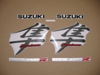 Suzuki Hayabusa 1999 - Schwarz/Graue Version - Dekorset