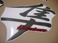 Suzuki Hayabusa 1999 - Black/Grey Version - Decalset