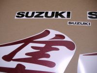 Suzuki Hayabusa 1999 - Gold/Silber Version - Dekorset
