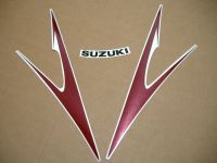 Suzuki Hayabusa 2008 - White/Red Version - Decalset