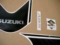 Suzuki Hayabusa 2017 - White/Black Version - Decalset