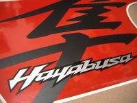 Suzuki Hayabusa 2018 - Black/Red Version - Decalset