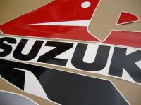 Suzuki GSX-R 750 2002 - Red/Silver Version - Decalset