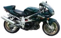 Suzuki TL 1000S 1998 - Green Version - Decalset