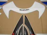 Suzuki GSX-R 750 2002 - White/Blue Version - Decalset