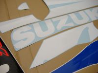Suzuki GSX-R 750 2002 - Weiß/Blaue Version - Dekorset