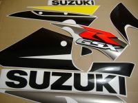 Suzuki GSX-R 750 2002 - Yellow/Black Version - Decalset