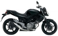 Suzuki Gladius 2011 - Schwarze Version - Dekorset