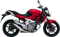 Suzuki Gladius 2011 - Rote Version - Dekorset