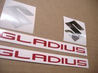 Suzuki Gladius 2012 - Titangrey Version - Decalset