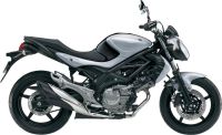 Suzuki Gladius 2013 - Silber Version - Dekorset